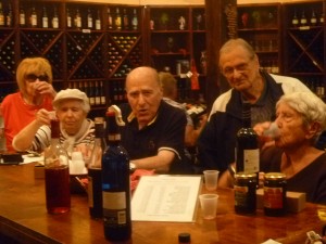 residents toasting on their visit to Kedem winery 1500